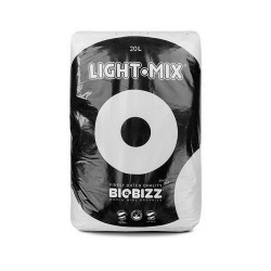Zak Light-Mix potgrond 20L - Grond voor binnen kweken onder LED tuinbouwlampen - Biobizz