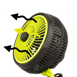 Oscillerende Klemventilator - Diam 25cm - Vermogen 20W