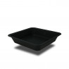Soucoupe carré noire - 14,1 x 14,1cm - 3L