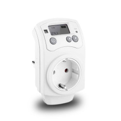 CornWall Electronics Omkeerbare Thermostaat Stopcontact - 220V