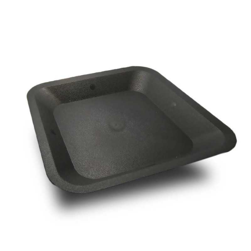 Soucoupe 33,5 x 33,5cm - Carré Noir