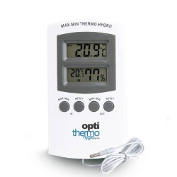 Thermomètre Hydro Digital Premium - Sonde Extérieure Température et Humidité Optithermo