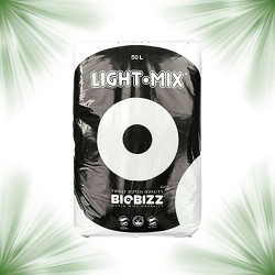Zak Light-Mix potgrond 50L - Aarde voor binnenkweek onder LED tuinbouwlampen - Biobizz