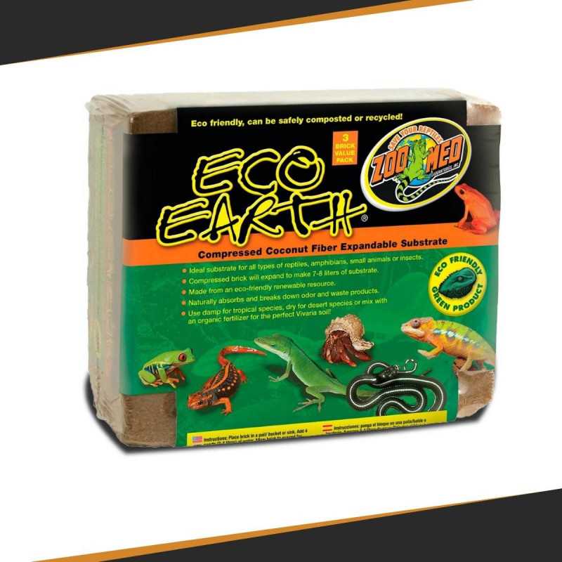 ECO EARTH x3 briques de noix de coco