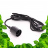 Plug & Play kabel voor E27 tuinbouwlamp
