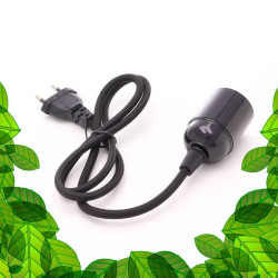 Plug & Play kabel voor E27 tuinbouwlamp