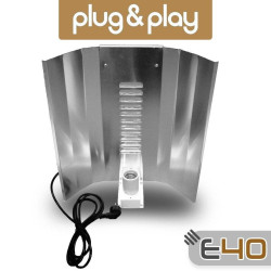 Versterkte reflector voor E40 lampen - Plug & Play