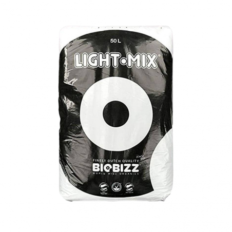 Zak Light-Mix potgrond 50L - Aarde voor binnenkweek onder LED tuinbouwlampen - Biobizz