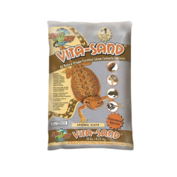 Zand verrijkt met calcium en vitamines voor woestijnterrarium - VITA SAND - SAHARAH LEI - 4,5 kg - GEZOOMD