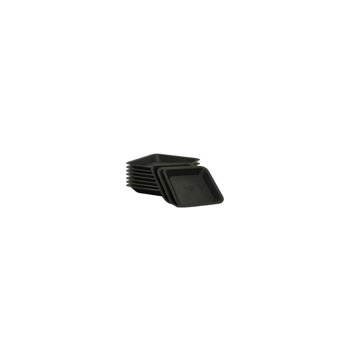 Vierkante zwarte schotel - 36,5 x 36,5cm - 20L