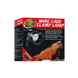 Käfighalterung für Keramik-, Heiz- und UV-Lampen – WIRE CAGE CLAMP LAMP – ZOOMED