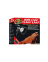 Kooisteun voor keramische, verwarmings- en UV-lampen - DRAAD KOOI KLEM LAMP - GEZOOMD