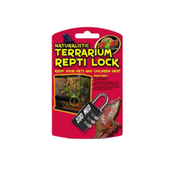 3 digit padlock for terrarium and paludarium - ZOOMED