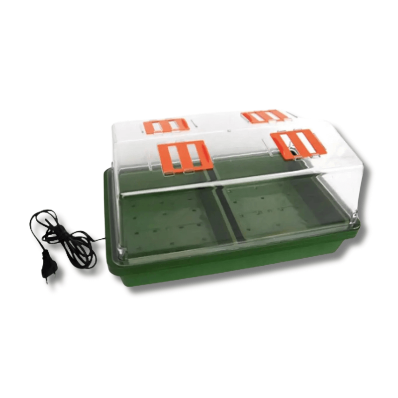 Beheiztes Gewächshaus – 38 x 24 x 19 cm – Neptune Hydroponics – Gewächshaus für Stecklinge und Setzlinge