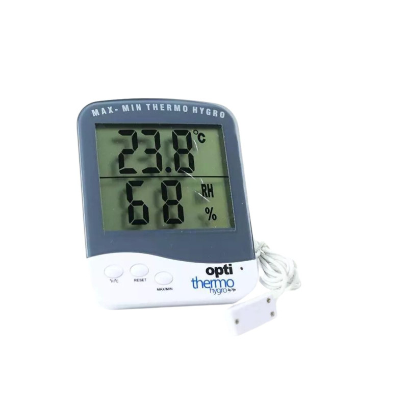 Hydro Digital Premium Thermometer – Optithermo Temperatur- und Luftfeuchtigkeits-Außensonde
