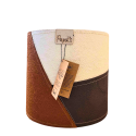 Vintage Cache-Pot Tricolore Ø18- Papot\'s