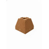 TerraPyramid Mini 12 × 12 × 10 cm (1,5 L) – Alles-in-één kweekblok van kokos & turf