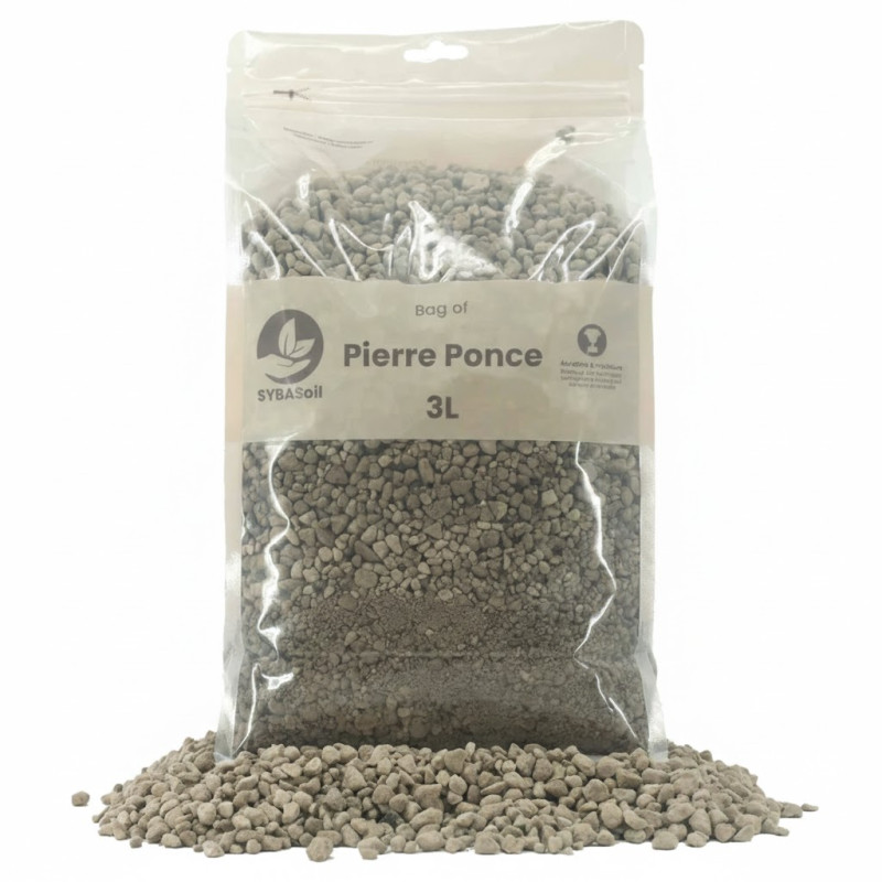 Pierre Ponce Fine 4-8 mm 3L - Substrat SYBASoil