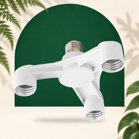 Houder voor 3 SpectraBULB lampen - E27