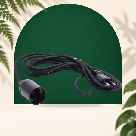 Câble Plug & Play pour ampoule horticole E27