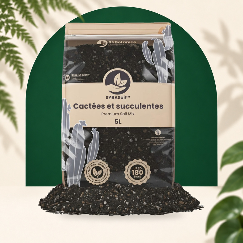 Cacti & Succulent Mix - Premium Soil Mix 5L - Substrat SYBASoil