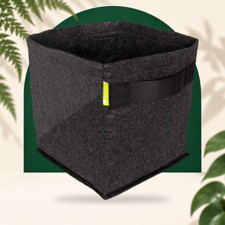Pot textile 15L - 23 x 23 x 28cm - Garden HighPro