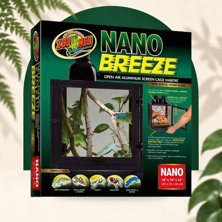REPTIBREEZE Mesh Nano Terrarium 25x25x30