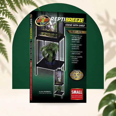 STAND WITH SHELF REPTIBREEZE