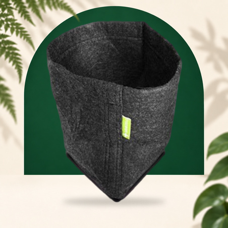 Pot en textile - 1,5L - 10 x 10 x 21cm