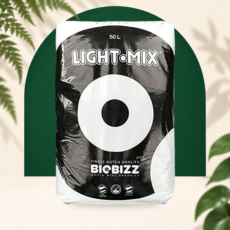 Zak Light-Mix potgrond 50L - Aarde voor binnenkweek onder LED tuinbouwlampen - Biobizz