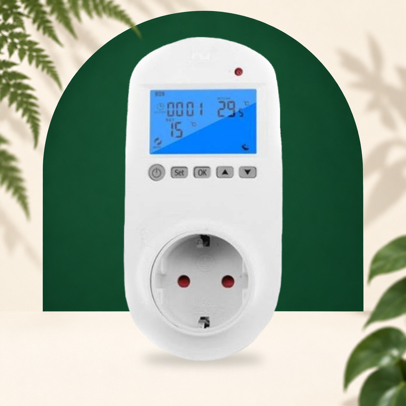 Programmierbarer Thermostat zum Heizen