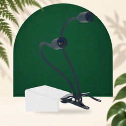 Double CLIP Holder - Flexible for E27 LED Horticultural Bulb  - 1