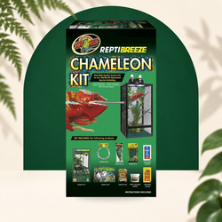 REPTI BREEZE terrarium grillagé 41x41x76cm avec éclairage