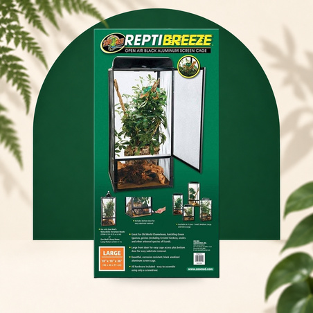 REPTI BREEZE terrarium grillagé 46x46x91cm