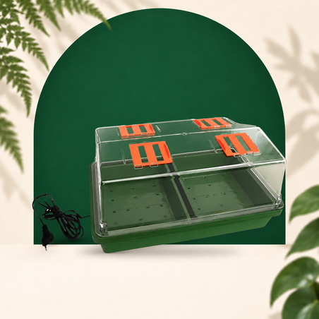 Verwarmde kas - 38x24x19cm - Neptune Hydroponics - Kas voor stekken en zaailingen