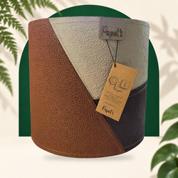 Vintage Tricolour Plant Pot Cover Ø15.5