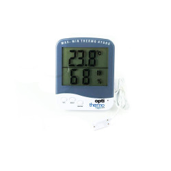 Thermomètre Hydro Digital Premium - Sonde Extérieure Température et Humidité Optithermo