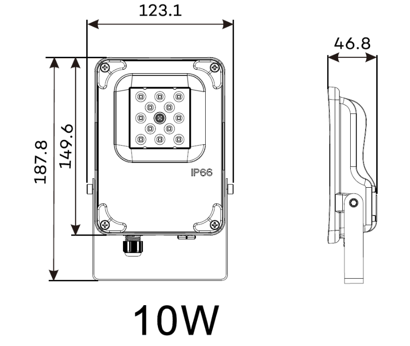 10W LED-Strahler