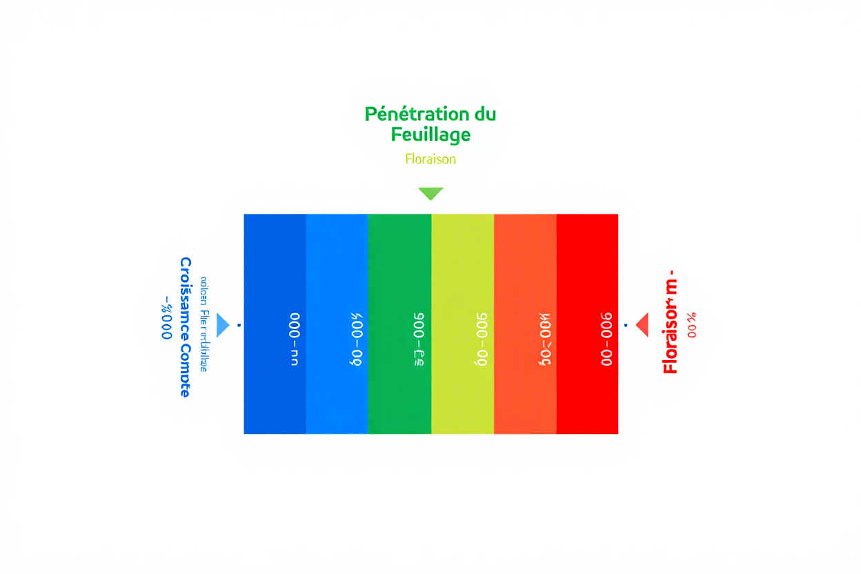 Spectre lumineux optimal pour plantes tropicales